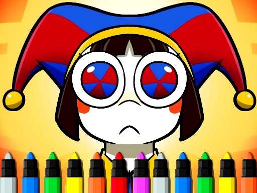 Digital Circus Coloring Adventure